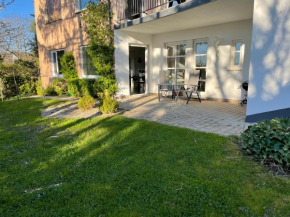 Gartenapartment mit Ausblick stadtnah